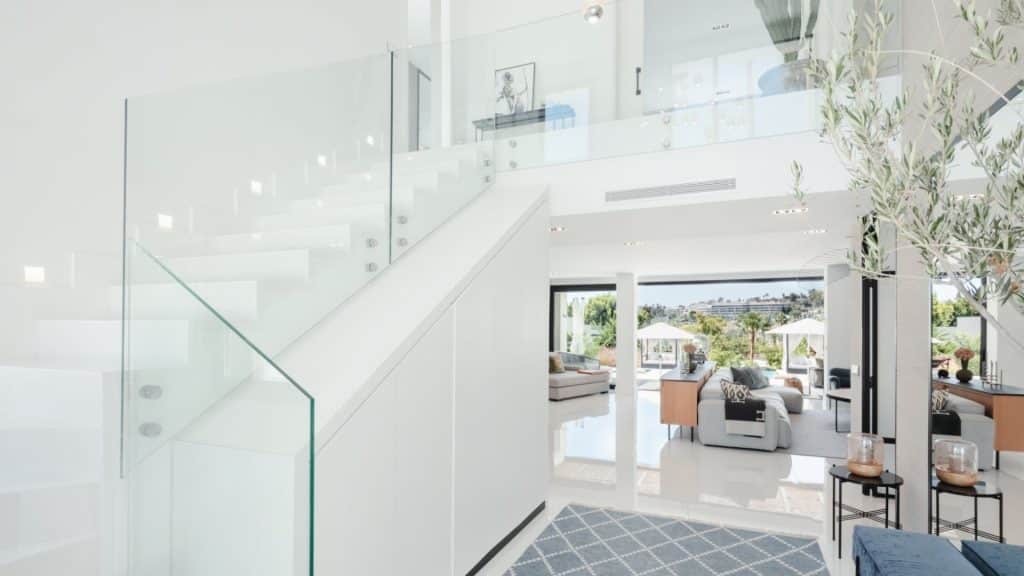 Exquisite Golden Mile Marbella Villa With Modern Architecture