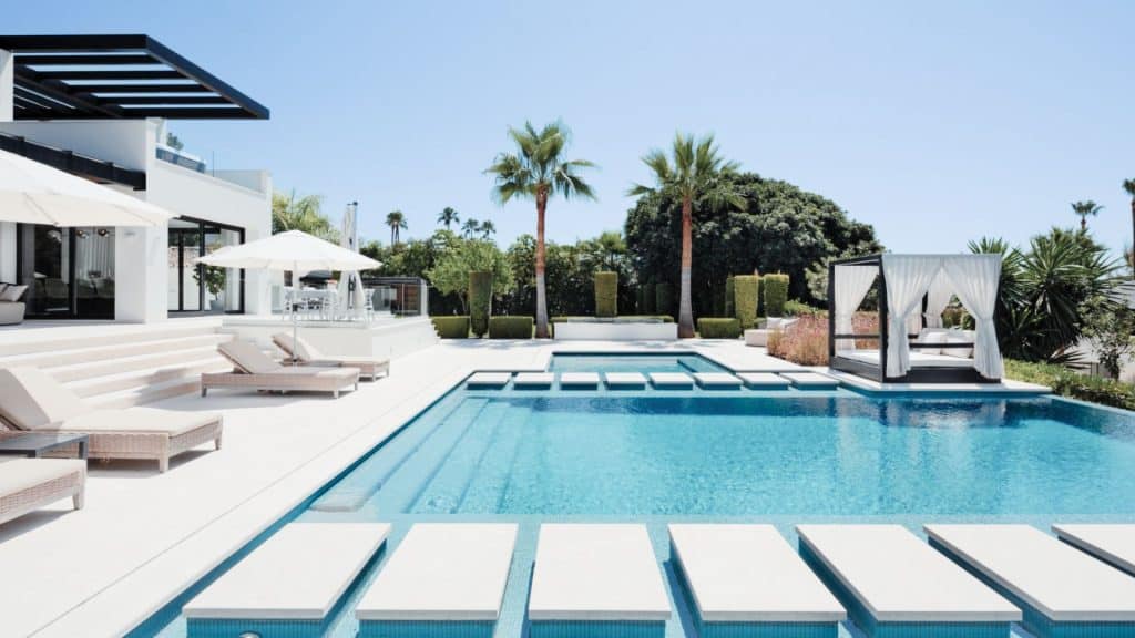 Exquisite Golden Mile Marbella Villa With Modern Architecture