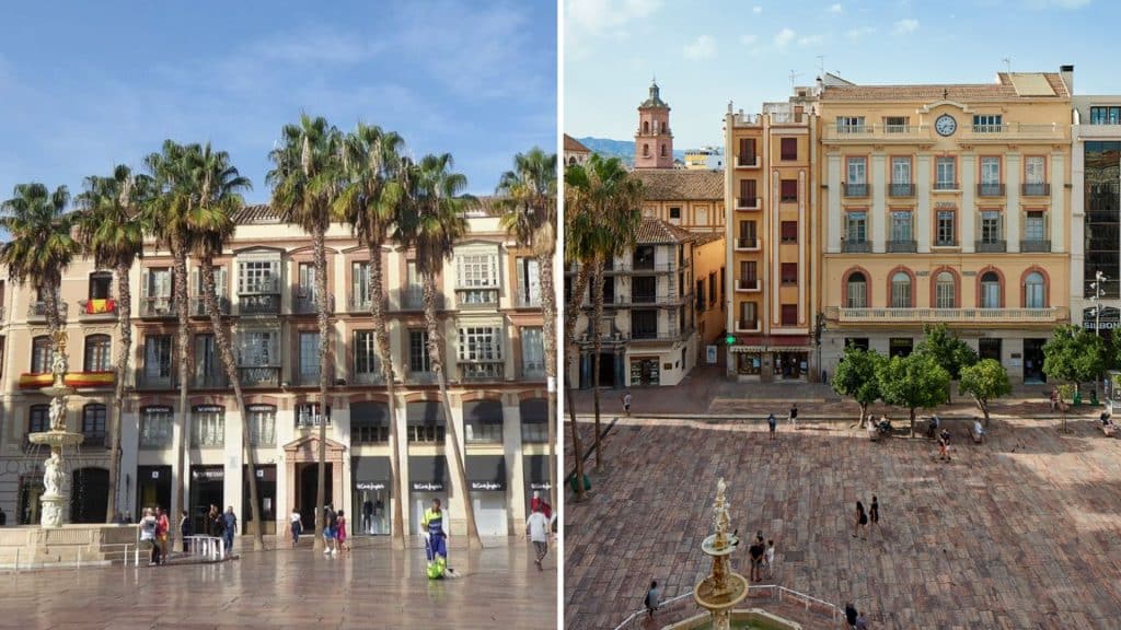 Plaza de la Constitución is a historic square located in the heart of Malaga Old Town