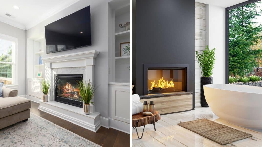 A fireplace is the ultimate cozy addition to any home | TheMediterra.com