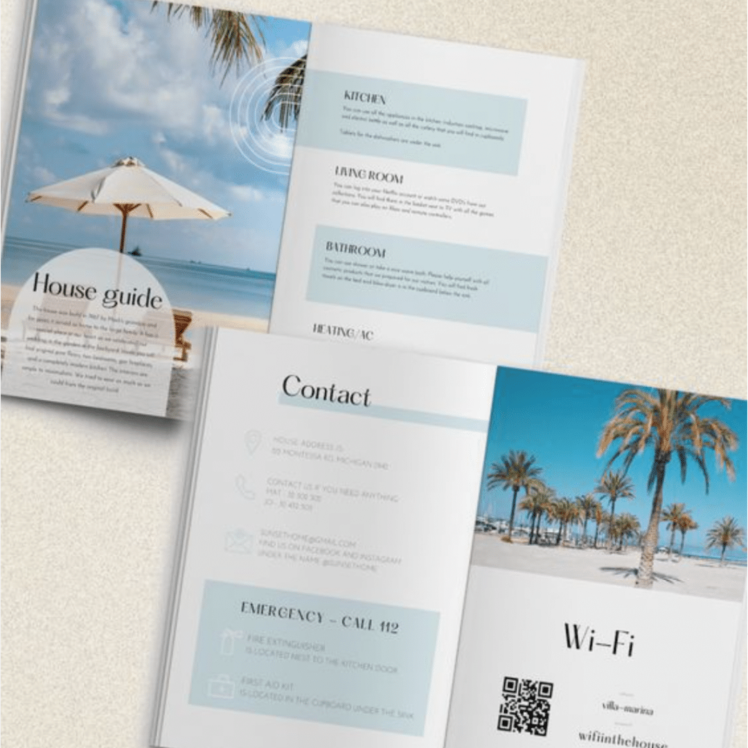 Create the Perfect Guest Welcome Book for Your Mediterranean Vacation Rental