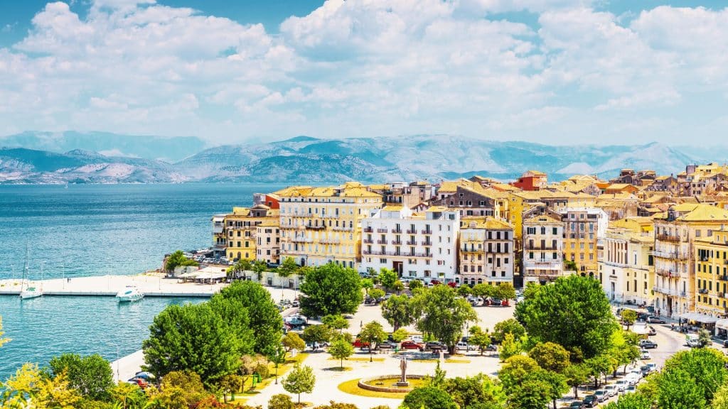 Corfu is a Greek island located in the Ionian Sea