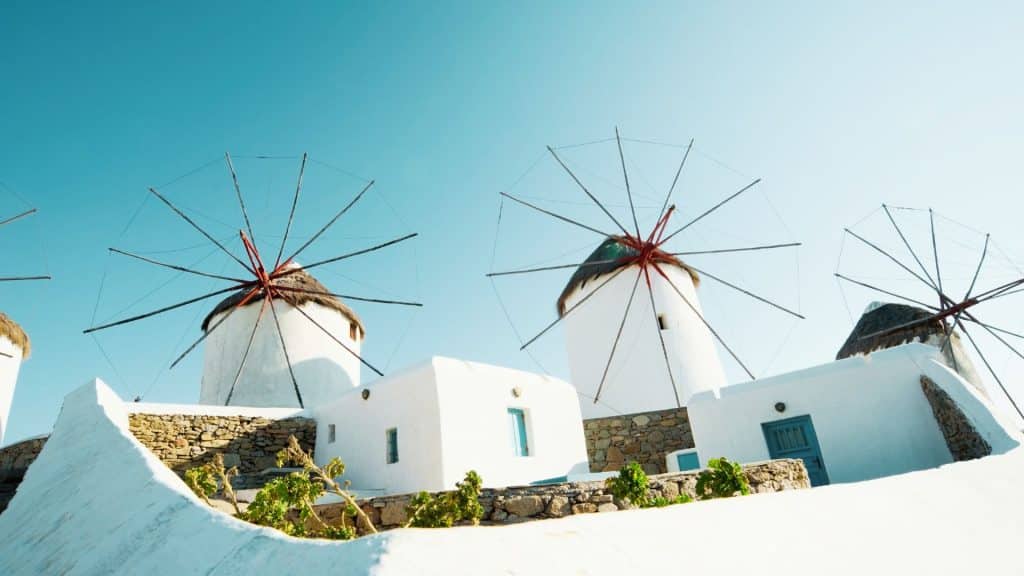 Mykonos is known for its vibrant nightlife, stunning beaches, and picturesque villages