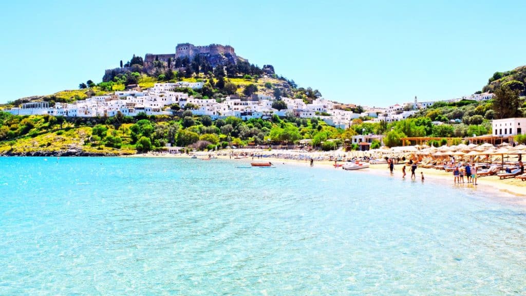 The Greek island Rhodes boasts stunning beaches, a rich history, and a unique culture