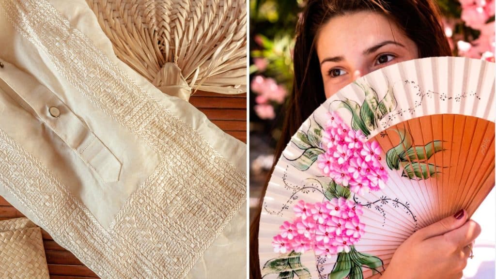 Abanicos are handheld fans, which are practical in the warm Spanish sun