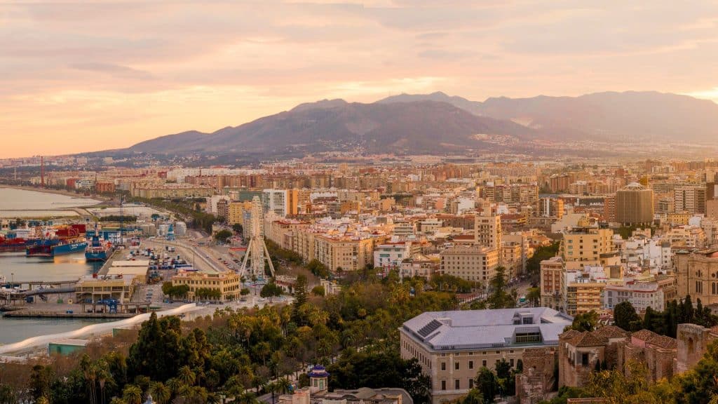 Malaga in Winter