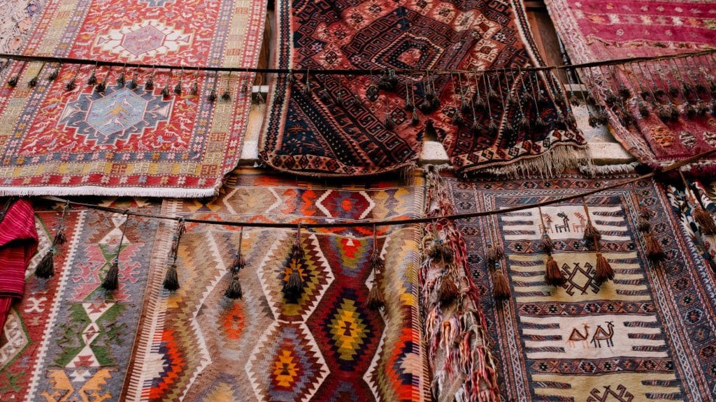 Moroccan rugs are handwoven pieces, often representing the identity of various tribes