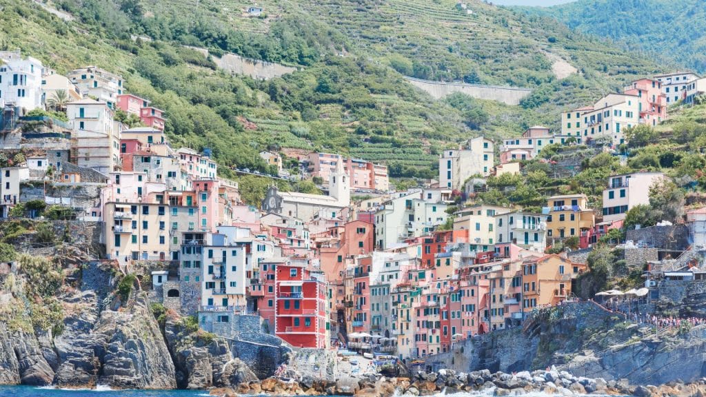 Riomaggiore is famous for wine production, narrow streets, and charming houses