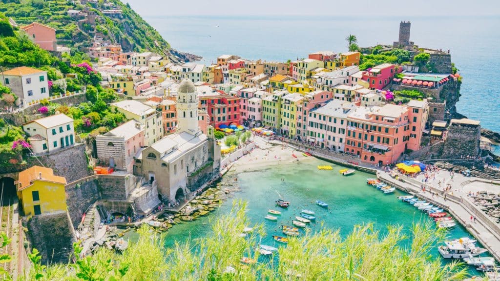 Vernazza is the most iconic town in Cinque Terra