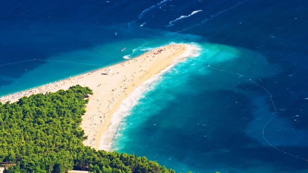 Zlatni Rat in Croatia is approximately 500 meters long, and its tip can shift several meters each year, offering a dynamic and ever-evolving landscape