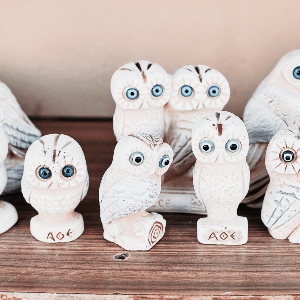 Best Souvenirs From Greece: Greek Gifts To Buy Home The Greek owl is a symbol of wisdom and knowledge, often associated with the goddess Athena