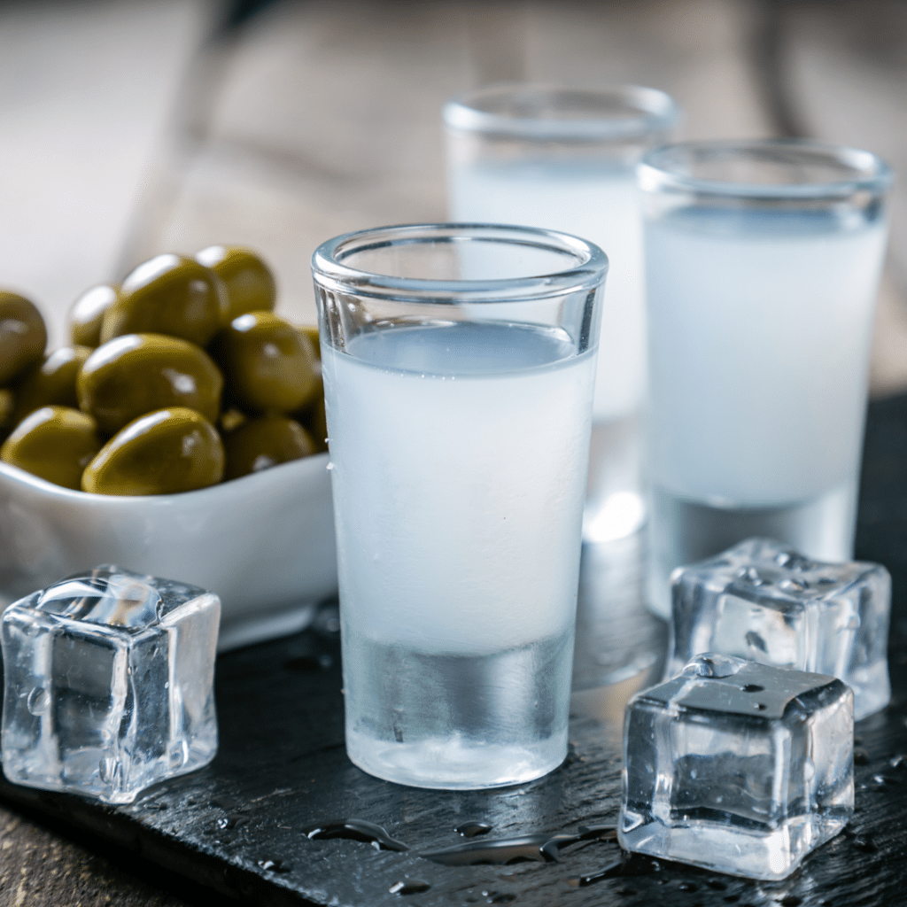 Best Souvenirs From Greece: Greek Gifts To Buy Home Traditional Greek Vodka - Ouzo in Shot Glasses