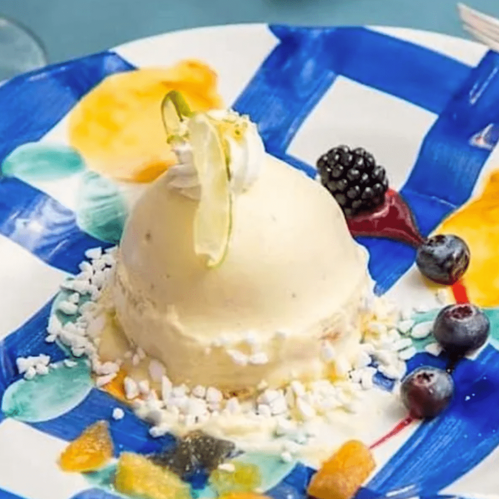 Delizia al limone is a lemon cake made with sponge cake, lemon cream, and whipped cream