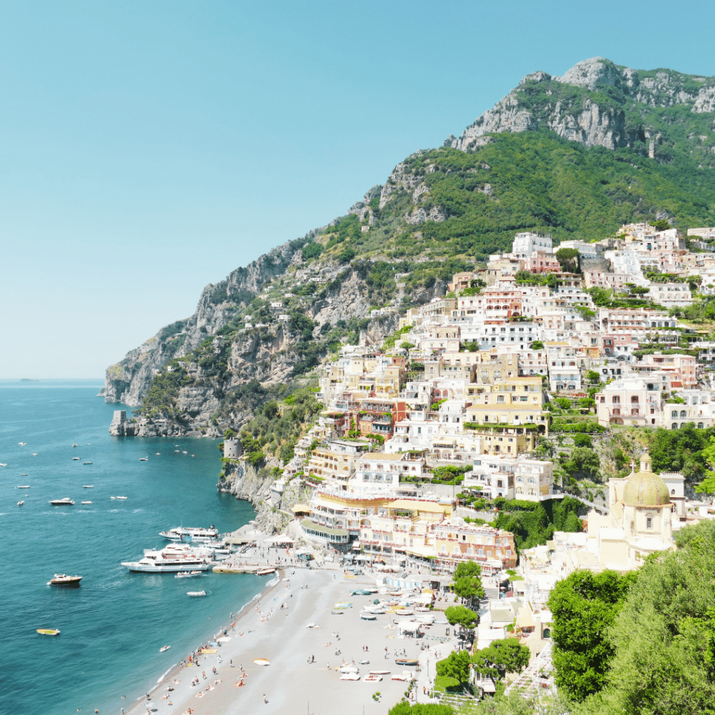 Marina Grande in Positano is a popular place to hang out with kids | TheMediterra.com